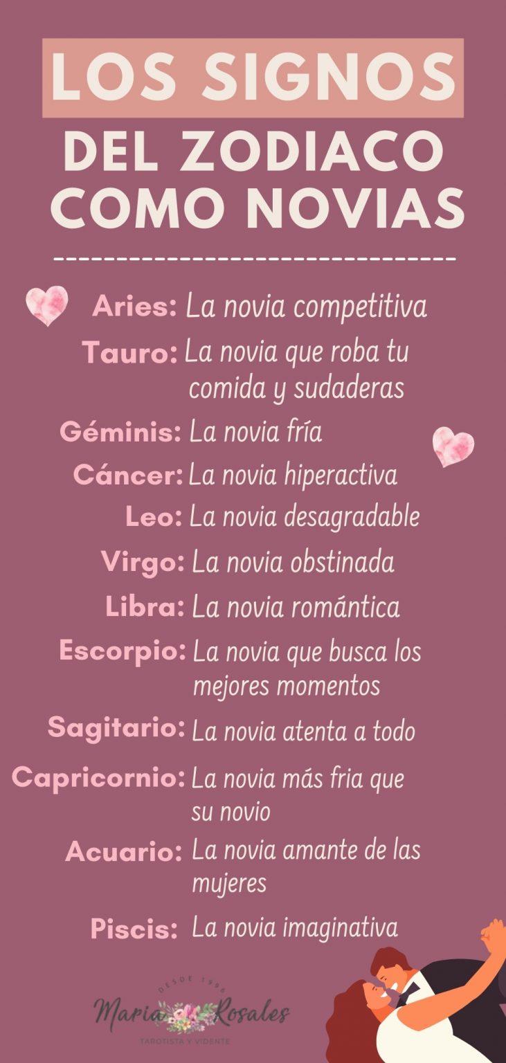 C Mo Son Los Signos Zodiacales Siendo Novias