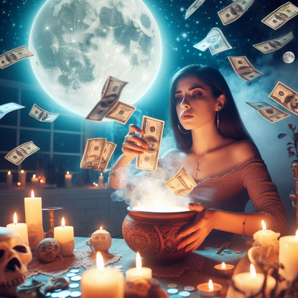 Ritual de la Noche de Luna Llena para Multiplicar tu Dinero