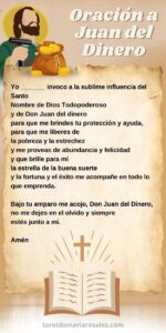 Oración a Juan del Dinero