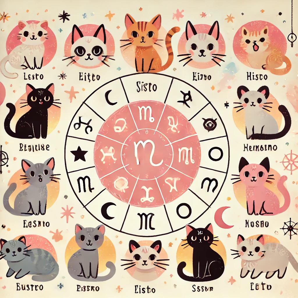12 Signos del Zodiaco como Razas de Gatos