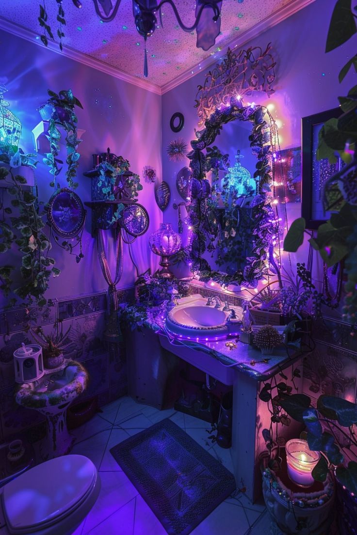 +20 Gothic Witchy Bathroom Ideas for a Dark, Elegant Look