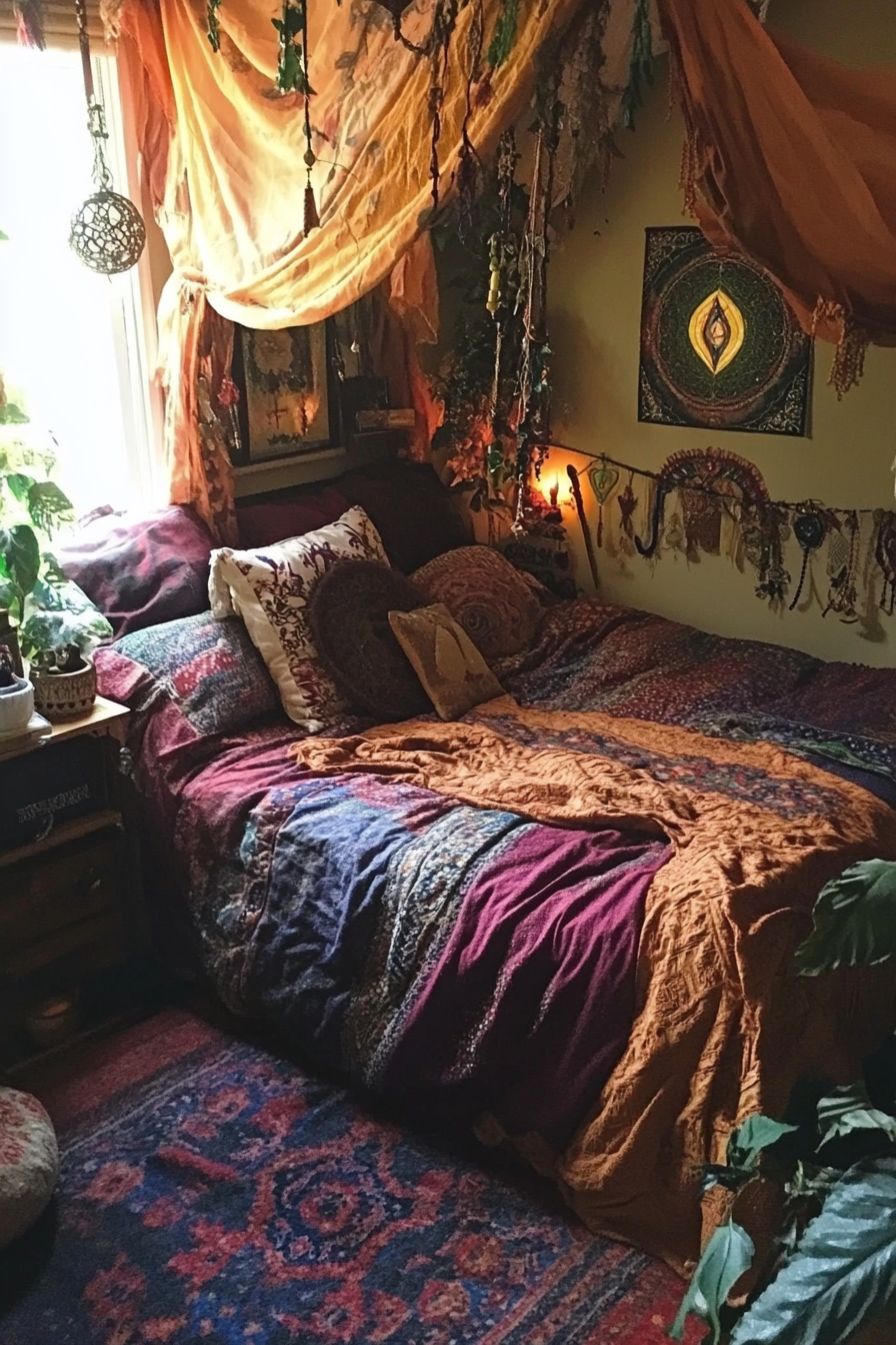 30+ ideas Boho Witchy Bedroom Sanctuary for Women 55+