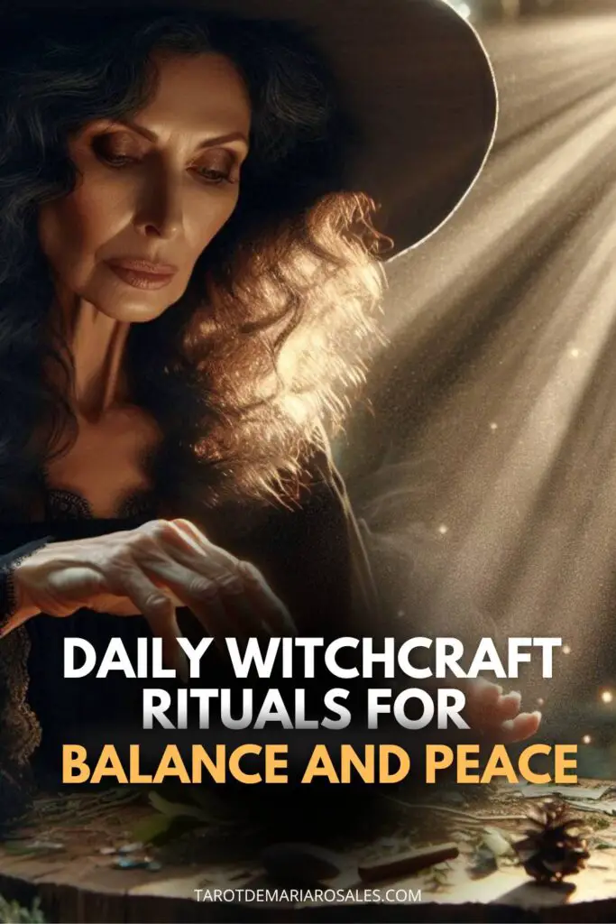 Daily Witchcraft Rituals for balance and peace