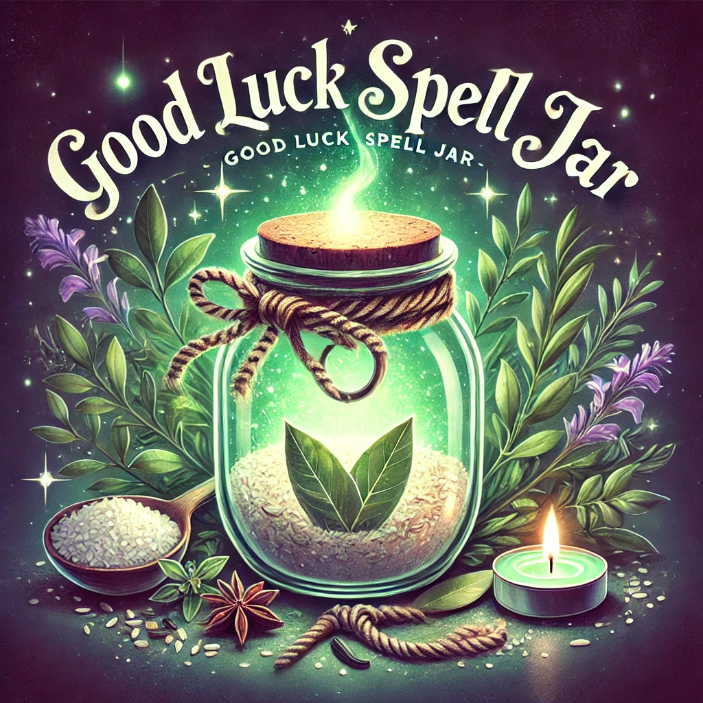 good luck spell jar