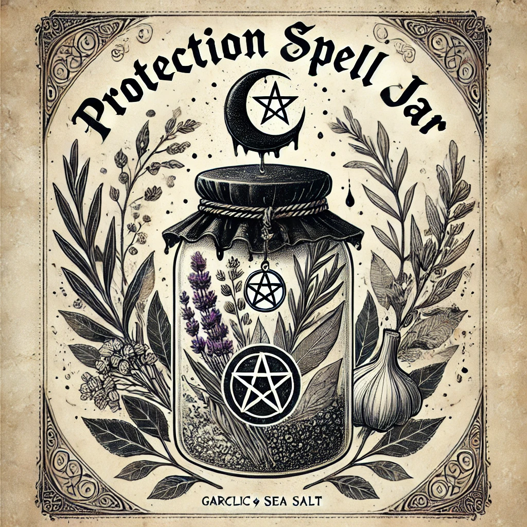 protection spell jar