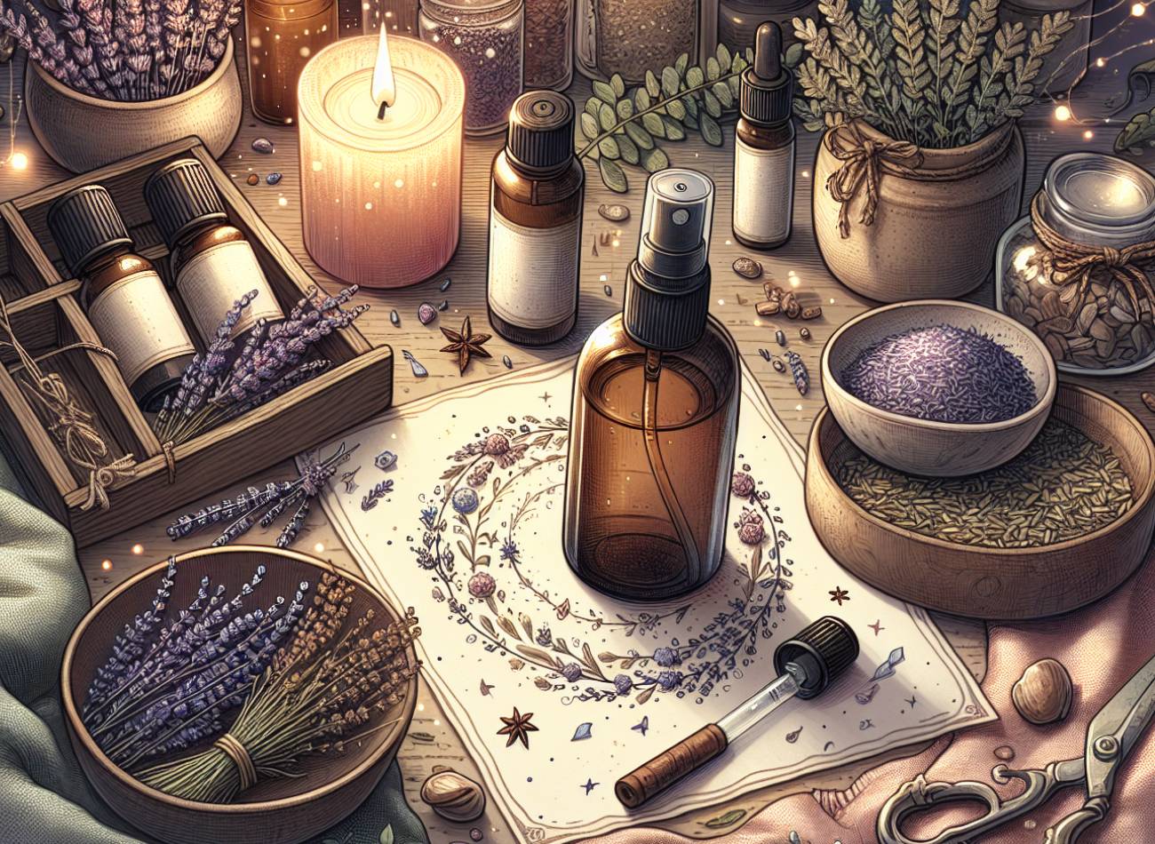 DIY Sleep Sprays with Witchy Herbs for Sweet Dreams