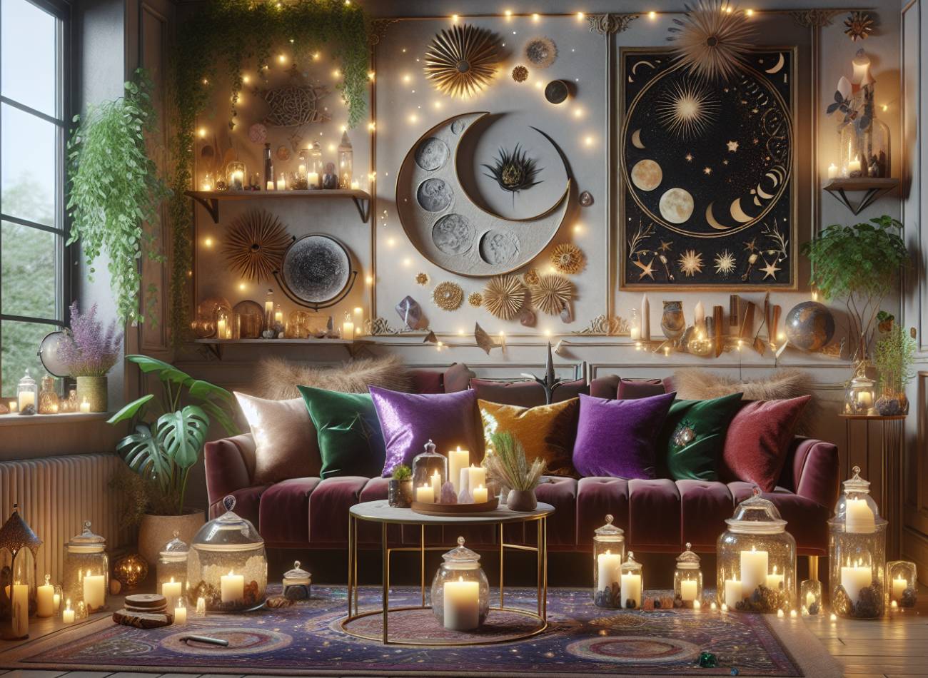 DIY Witchy Decor Hacks for a Living Room Full of Personality