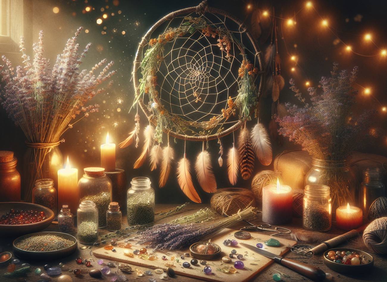 How to Make a Witchy Dreamcatcher Infused with Sleep Herbs