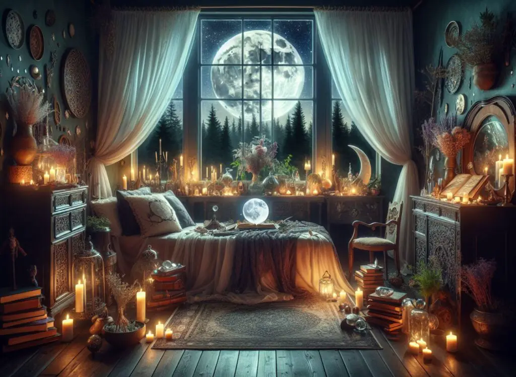 Moon Inspired Bedroom