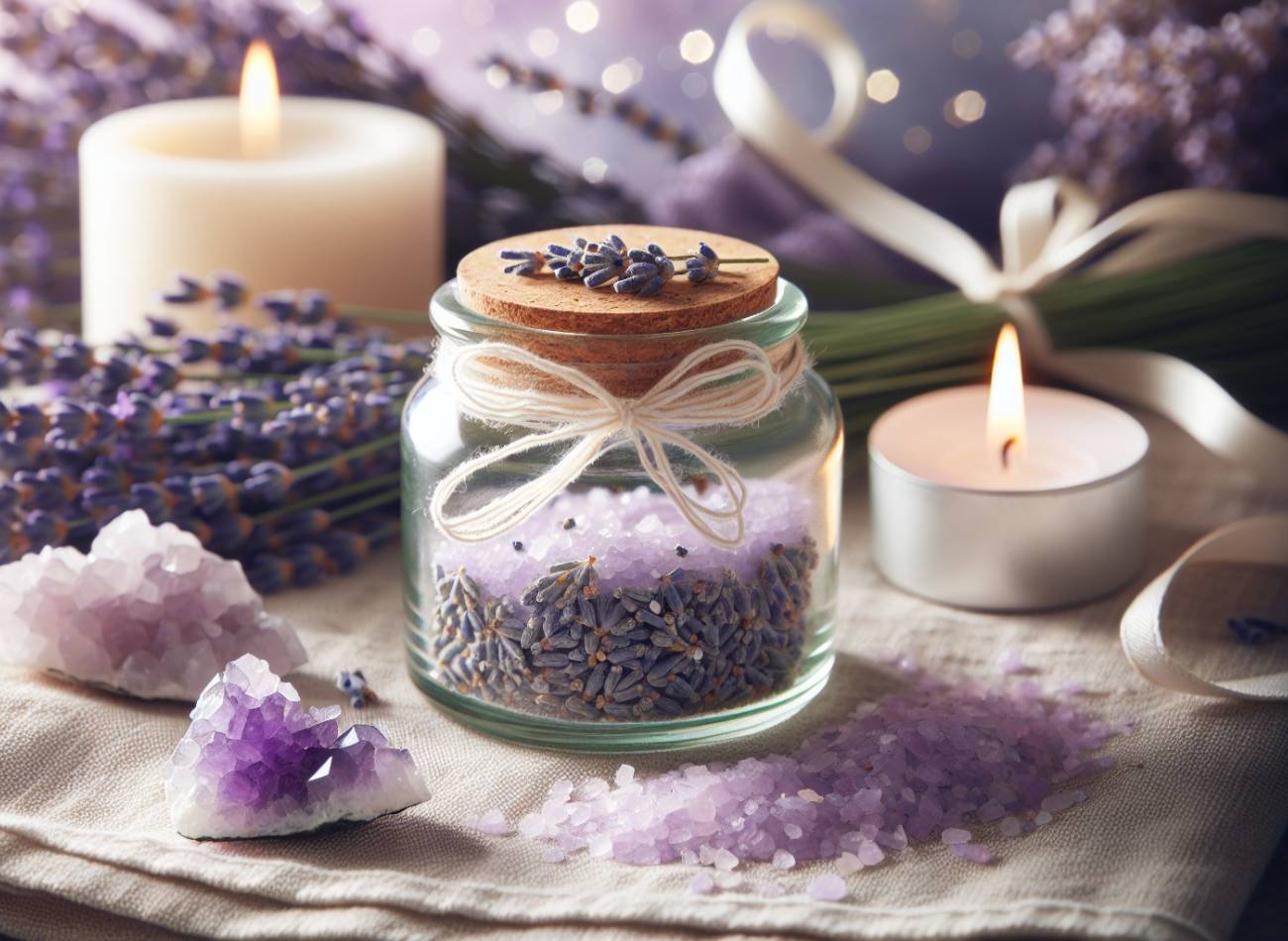Spell Jar with Lavender