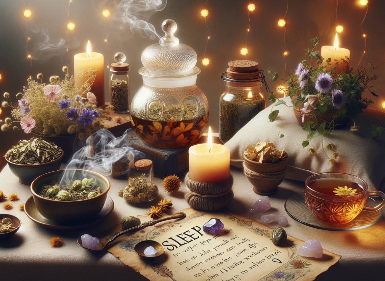 Witchy Sleep Remedies Using Hops, Passionflower, and Skullcap