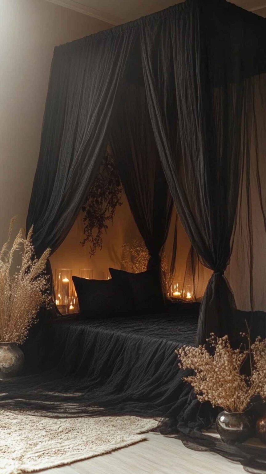 15 Dark Cottagecore Bedroom Ideas for a Cozy, Witchy Vibe