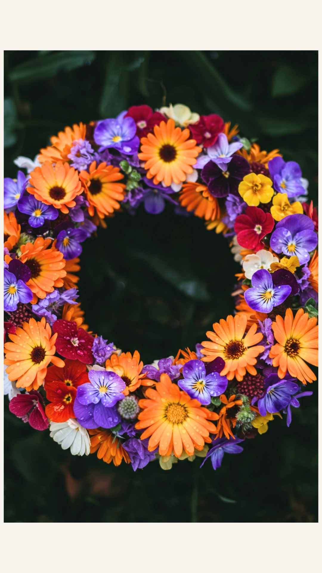 A Fairy Ring of Edible Flowers
