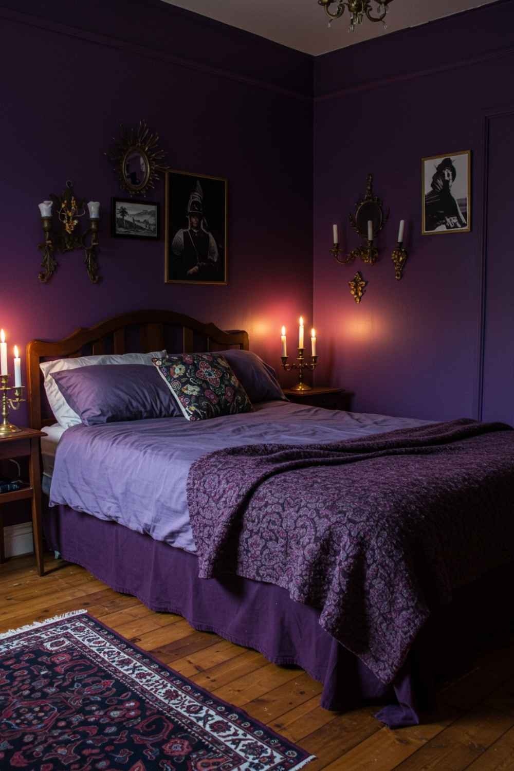 Amethyst Walls and Candlelight Corners