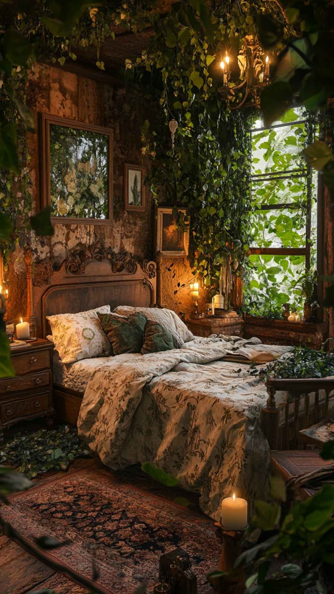 15 Dark Cottagecore Bedroom Ideas for a Cozy, Witchy Vibe