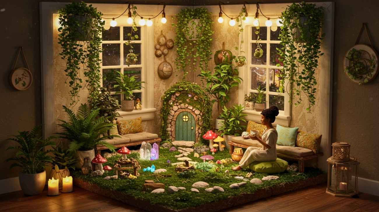 Fairy Corner Garden Idea