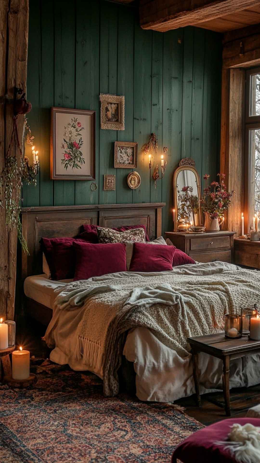 15 Dark Cottagecore Bedroom Ideas for a Cozy, Witchy Vibe
