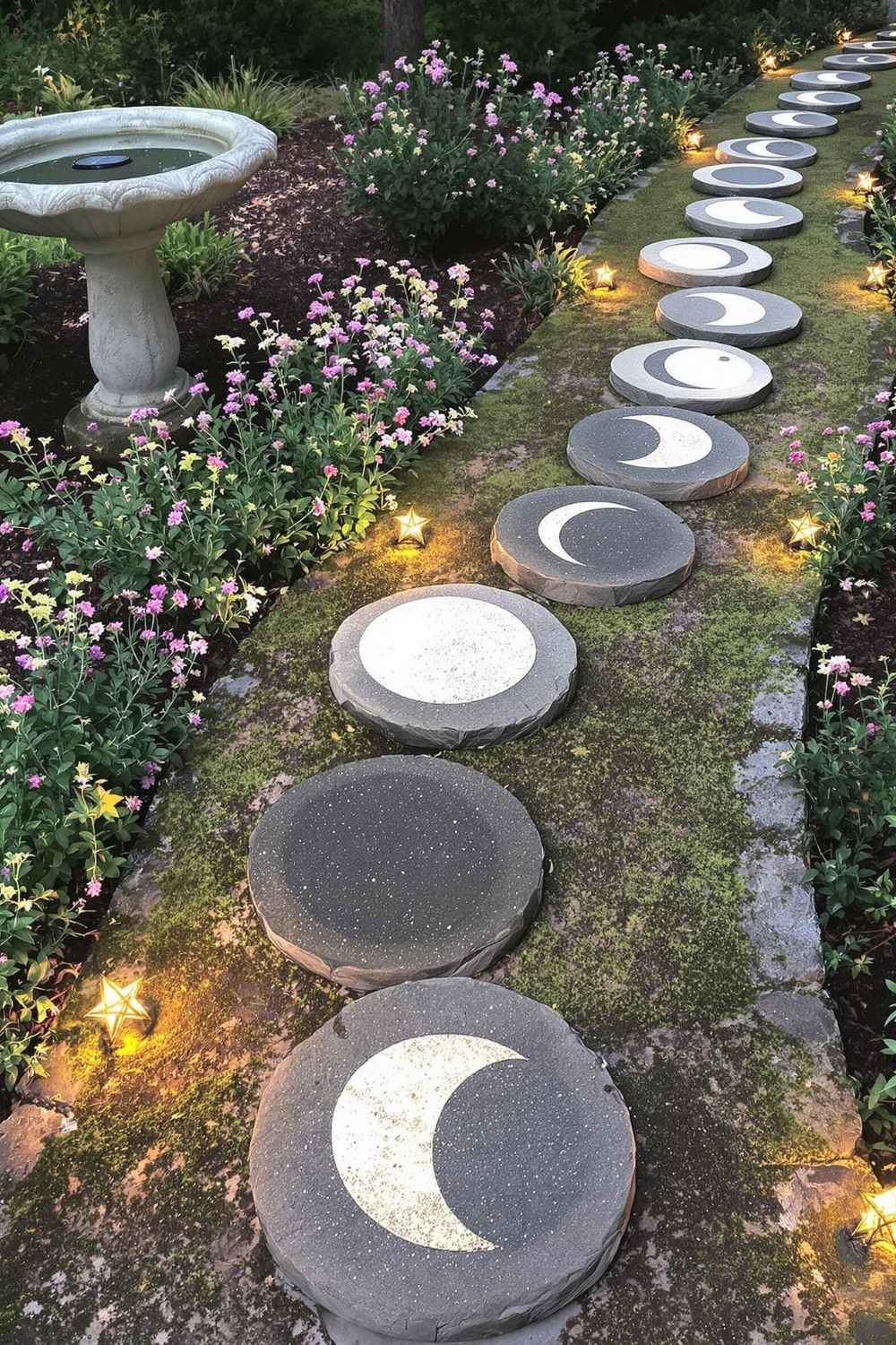 Moon Phase Stepping Stones: Walking with the Goddess