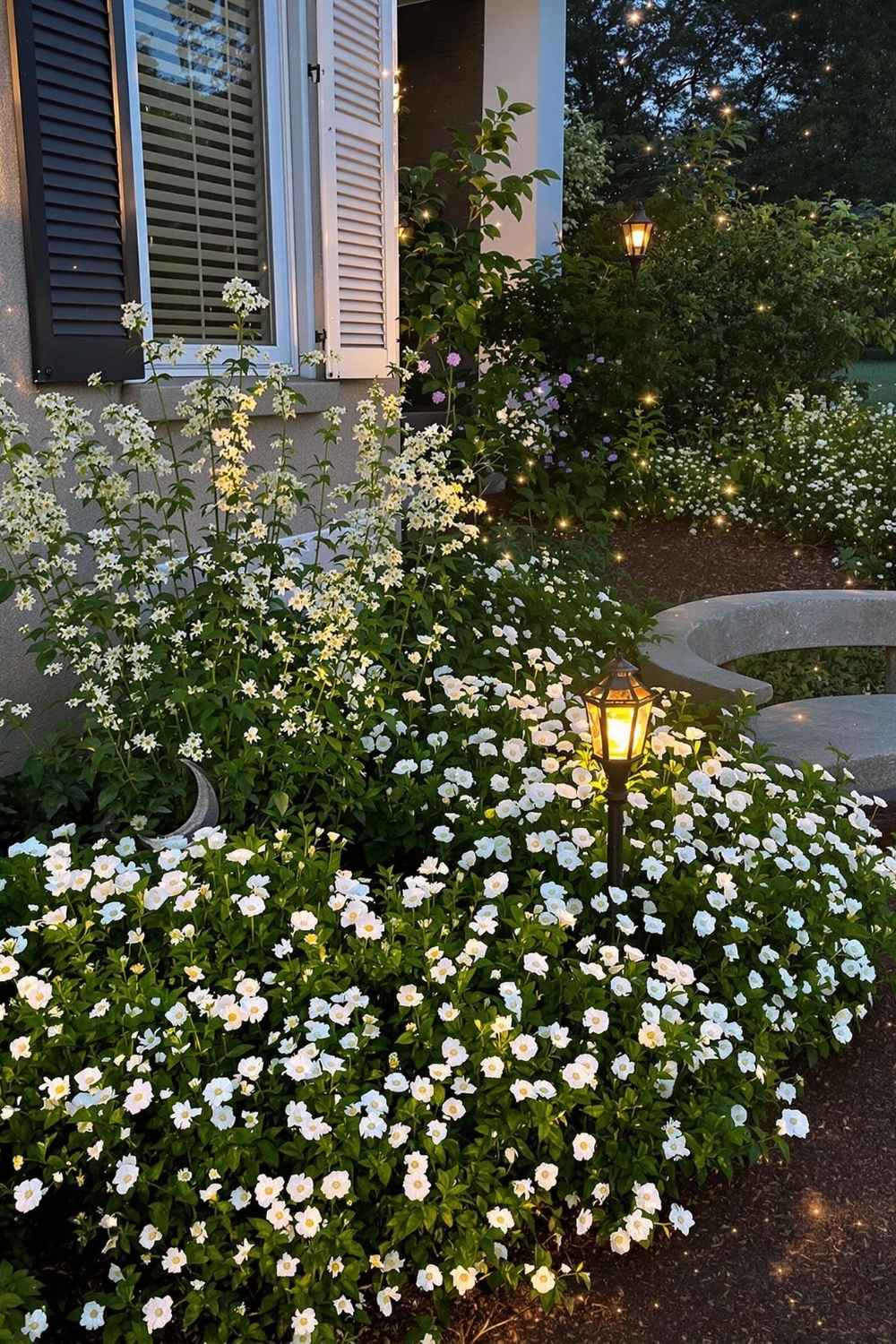 Night-Blooming Garden Patch: A Tribute to the Moon