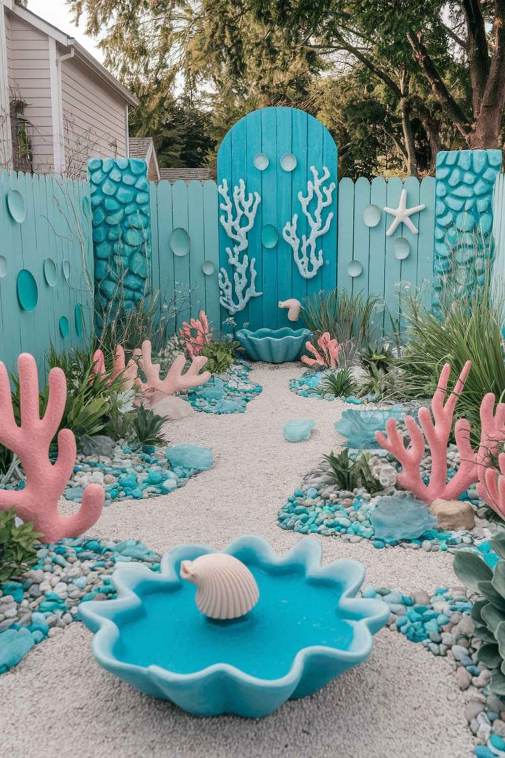 Ocean-Inspired Mermaid Garden