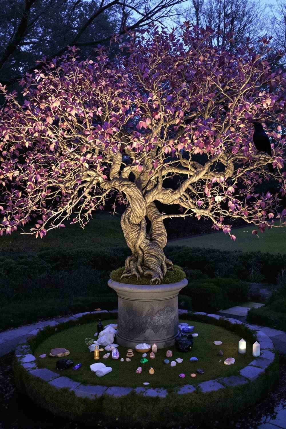 Twisted Tree or Bonsai Centerpiece: Spirit of the Garden