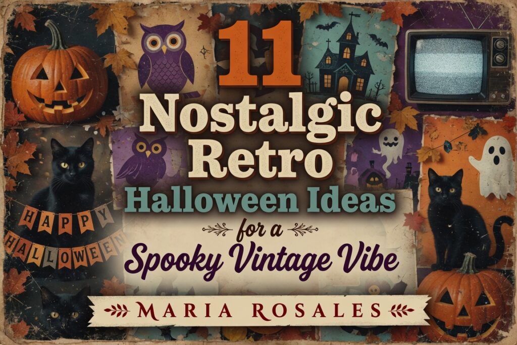 retro halloween ideas