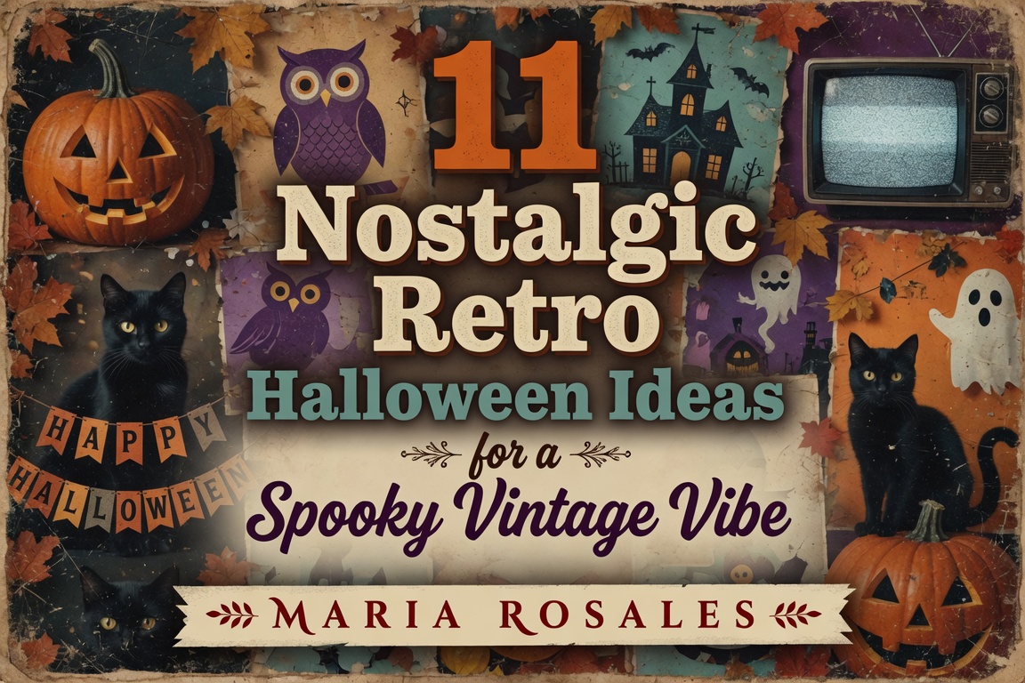retro halloween ideas